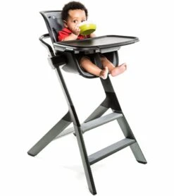 4moms High Chair - Black/Grey -Stroller Promotion Store 4moms high chair black grey 285