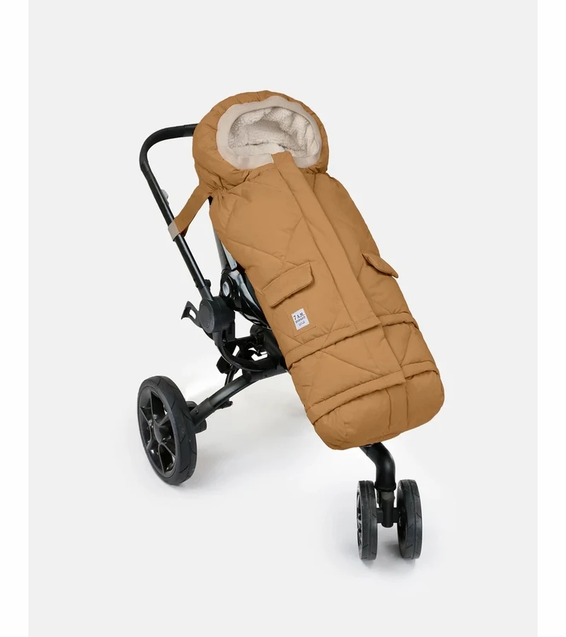 7 A.M. Enfant Blanket 212 Evolution Footmuff - Cognac Quilted 4 7 A.M. Enfant Blanket 212 Evolution Footmuff - Cognac Quilted - Image 2