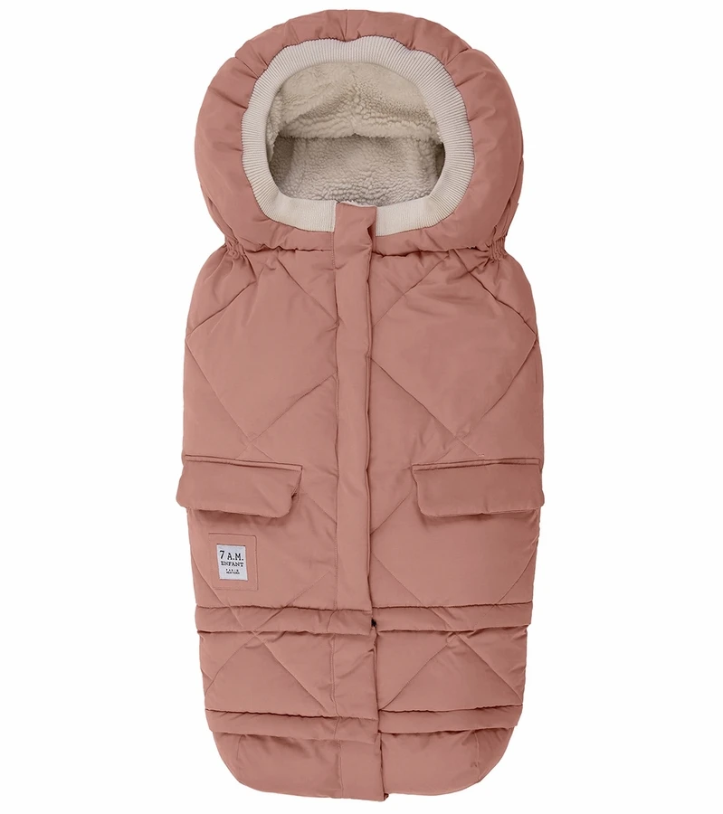 7 A.M. Enfant Blanket 212 Evolution Footmuff - Rose Dawn Quilted 3 7 A.M. Enfant Blanket 212 Evolution Footmuff - Rose Dawn Quilted