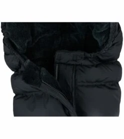 7 A.M. Enfant Blanket 212 Evolution Plush Footmuff - Black Plush -Stroller Promotion Store 7 a m enfant blanket 212 evolution plush footmuff black plush 76