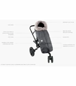 7 A.M. Enfant Blanket 212 Evolution Tundra Footmuff - Heather Grey Dark 9 7 A.M. Enfant Blanket 212 Evolution Tundra Footmuff - Heather Grey Dark -Stroller Promotion Store 7 a m enfant blanket 212 evolution tundra footmuff heather grey dark 61