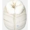 7 A.M. Enfant Car Seat Cocoon Tundra - Heather Beige / White Faux Fur -Stroller Promotion Store 7 a m enfant car seat cocoon tundra heather beige white faux fur 154