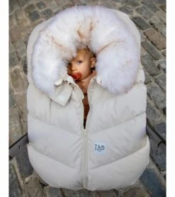 7 A.M. Enfant Car Seat Cocoon Tundra - Heather Beige / White Faux Fur -Stroller Promotion Store 7 a m enfant car seat cocoon tundra heather beige white faux fur 160