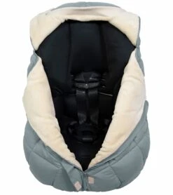 7 A.M. Enfant Cocoon Car Seat Cover - Benji - Mirage Blue Quilted -Stroller Promotion Store 7 a m enfant cocoon car seat cover benji mirage blue quilted 89