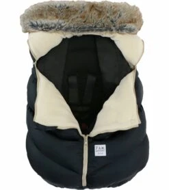 7 A.M. Enfant Cocoon Car Seat Cover - Black Faux Fur 7 7 A.M. Enfant Cocoon Car Seat Cover - Black Faux Fur -Stroller Promotion Store 7 a m enfant cocoon car seat cover black faux fur 50