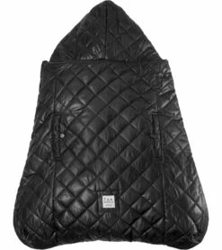 7 A.M. Enfant K-Poncho Baby Carrier Cover - Black Plush