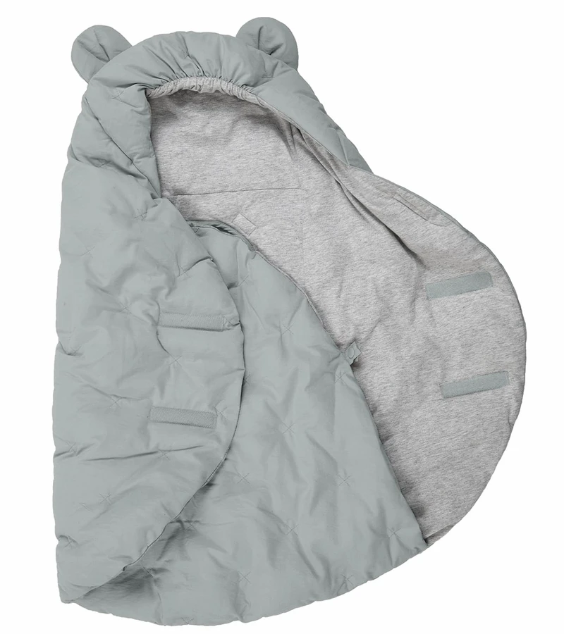 7 A.M. Enfant Nido Bebe Airy Infant Wrap - Bondi Blue (0-6m) 4 7 A.M. Enfant Nido Bebe Airy Infant Wrap - Bondi Blue (0-6m) - Image 2