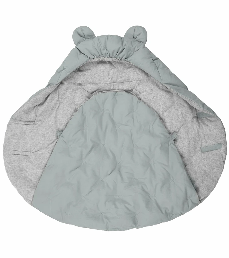 7 A.M. Enfant Nido Bebe Airy Infant Wrap - Bondi Blue (0-6m) 5 7 A.M. Enfant Nido Bebe Airy Infant Wrap - Bondi Blue (0-6m) - Image 3
