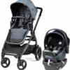 Agio By Peg Perego Z4 + Primo Viaggio 4-35 Nido Travel System - Mirage Blue