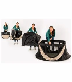 Angelcare JourneyBee Portable Crib In Black -Stroller Promotion Store angelcare journeybee portable crib in black 88