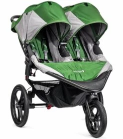 Baby Jogger 2016 Summit X3 Double Jogging Stroller - Green / Gray