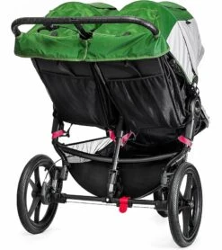 Baby Jogger 2016 Summit X3 Double Jogging Stroller - Green / Gray -Stroller Promotion Store baby jogger 2016 summit x3 double jogging stroller green gray 259
