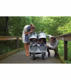 Baby Jogger City Mini GT Double Stroller 2017 - Shadow Black - RETURN -Stroller Promotion Store baby jogger city mini gt double stroller 2017 shadow black return 37