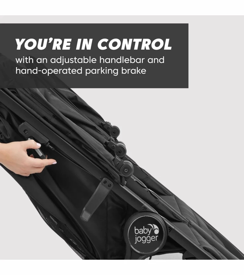 Baby Jogger City Mini GT2 Side By Side Double Stroller, All-Terrain Package - Jet 6 Baby Jogger City Mini GT2 Side By Side Double Stroller, All-Terrain Package - Jet - Image 4