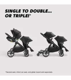 Baby Jogger City Select 2 Double Stroller Bundle - Eco Collection - Lunar Black -Stroller Promotion Store baby jogger city select 2 double stroller bundle eco collection lunar black 155