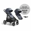 Baby Jogger City Select 2 Double Stroller Bundle - Peacoat Blue 1 Baby Jogger City Select 2 Double Stroller Bundle - Peacoat Blue -Stroller Promotion Store baby jogger city select 2 double stroller bundle peacoat blue 141
