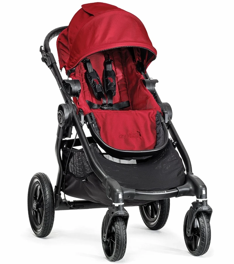 Baby Jogger City Select Single Stroller - Red 3 Baby Jogger City Select Single Stroller - Red