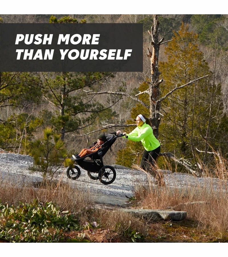 Baby Jogger Summit X3 Single Jogging Stroller - Black / Gray 6 Baby Jogger Summit X3 Single Jogging Stroller - Black / Gray - Image 4