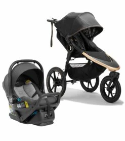 Baby Jogger X Robin Arzon Summit X3 Jogging Stroller + City GO Air Travel System Bundle - City Royalty / Granite