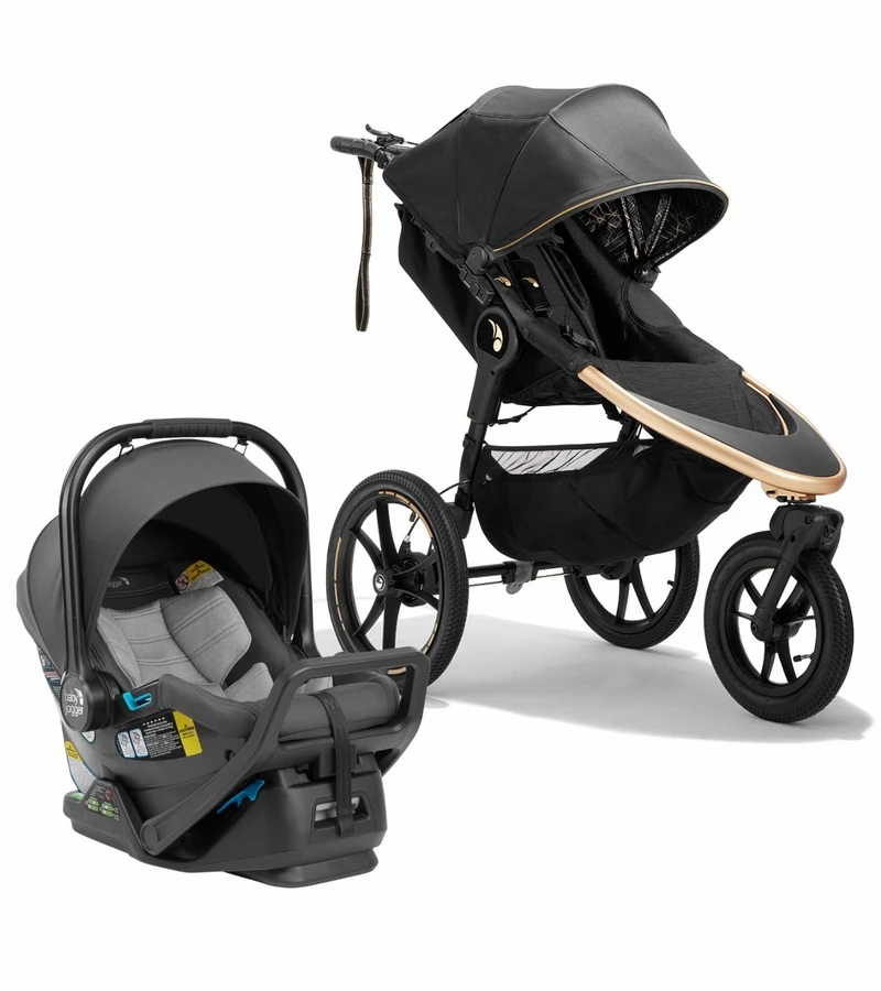 Baby Jogger X Robin Arzon Summit X3 Jogging Stroller + City GO Air Travel System Bundle - City Royalty / Granite 3 Baby Jogger X Robin Arzon Summit X3 Jogging Stroller + City GO Air Travel System Bundle - City Royalty / Granite