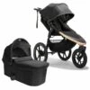 Baby Jogger X Robin Arzon Summit X3 Jogging Stroller + Deluxe Pram Bundle - City Royalty / Lunar Black