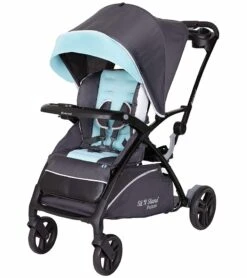 Baby Trend Sit N Stand 5-in-1 Shopper Double Stroller - Blue Mist