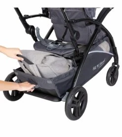 Baby Trend Sit N Stand 5-in-1 Shopper Double Stroller - Blue Mist -Stroller Promotion Store baby trend sit n stand 5 in 1 shopper double stroller blue mist 56