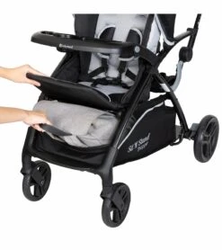 Baby Trend Sit N Stand 5-in-1 Shopper Double Stroller - Moondust -Stroller Promotion Store baby trend sit n stand 5 in 1 shopper double stroller moondust 64