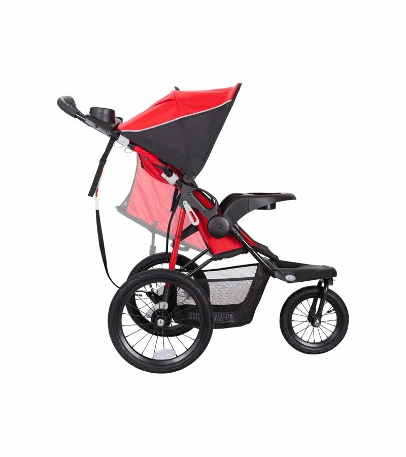 Baby Trend XCEL-R8 Jogger Stroller - Ruby Red 4 Baby Trend XCEL-R8 Jogger Stroller - Ruby Red - Image 2