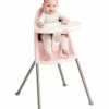 BabyBjorn High Chair - Pink/Greige -Stroller Promotion Store babybjorn high chair pink greige 77