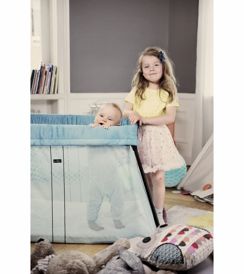 BabyBjorn Travel Crib Light - Turquoise 4 BabyBjorn Travel Crib Light - Turquoise - Image 2