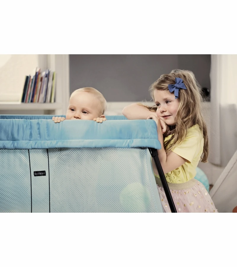 BabyBjorn Travel Crib Light - Turquoise 6 BabyBjorn Travel Crib Light - Turquoise - Image 4