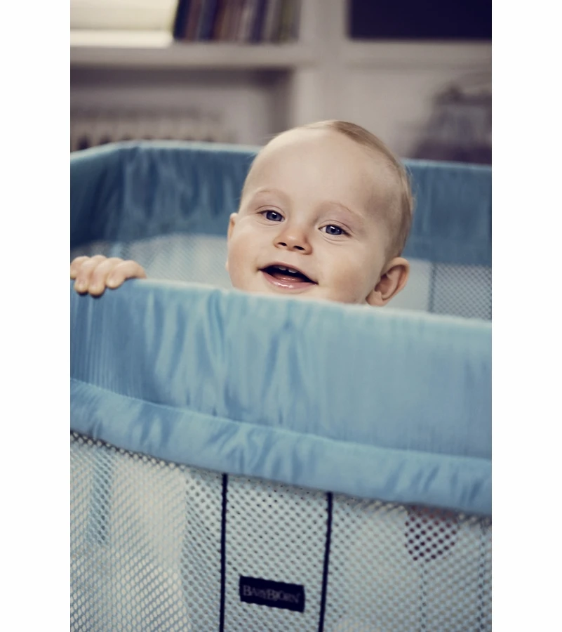 BabyBjorn Travel Crib Light - Turquoise 7 BabyBjorn Travel Crib Light - Turquoise - Image 5