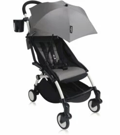 Babyzen 2019 YOYO+ 6+ Compact Stroller Bundle - White / Grey -Stroller Promotion Store babyzen 2019 yoyo 6 compact stroller bundle white grey 27