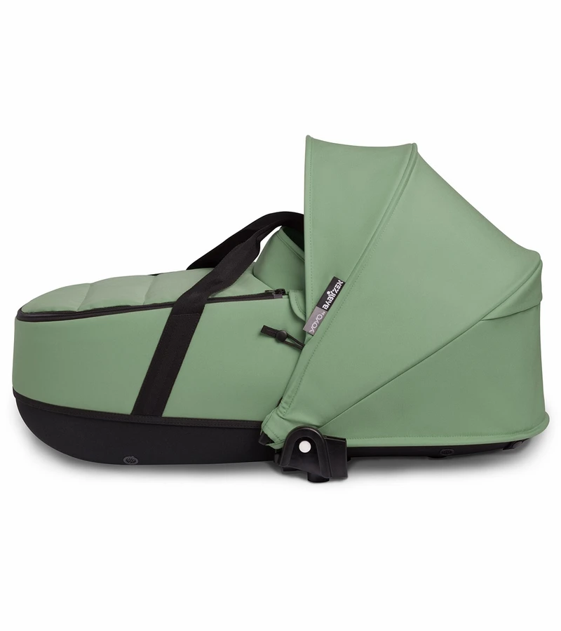 Babyzen YOYO2 Ultra Compact Complete 6+ Stroller With Bassinet Bundle - White/Peppermint 5 Babyzen YOYO2 Ultra Compact Complete 6+ Stroller With Bassinet Bundle - White/Peppermint - Image 3