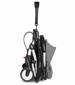 Babyzen YOYO Connect Double Stroller 6+ / 6+ Bundle - White / Olive -Stroller Promotion Store babyzen yoyo connect double stroller bassinet bassinet bundle white olive 53