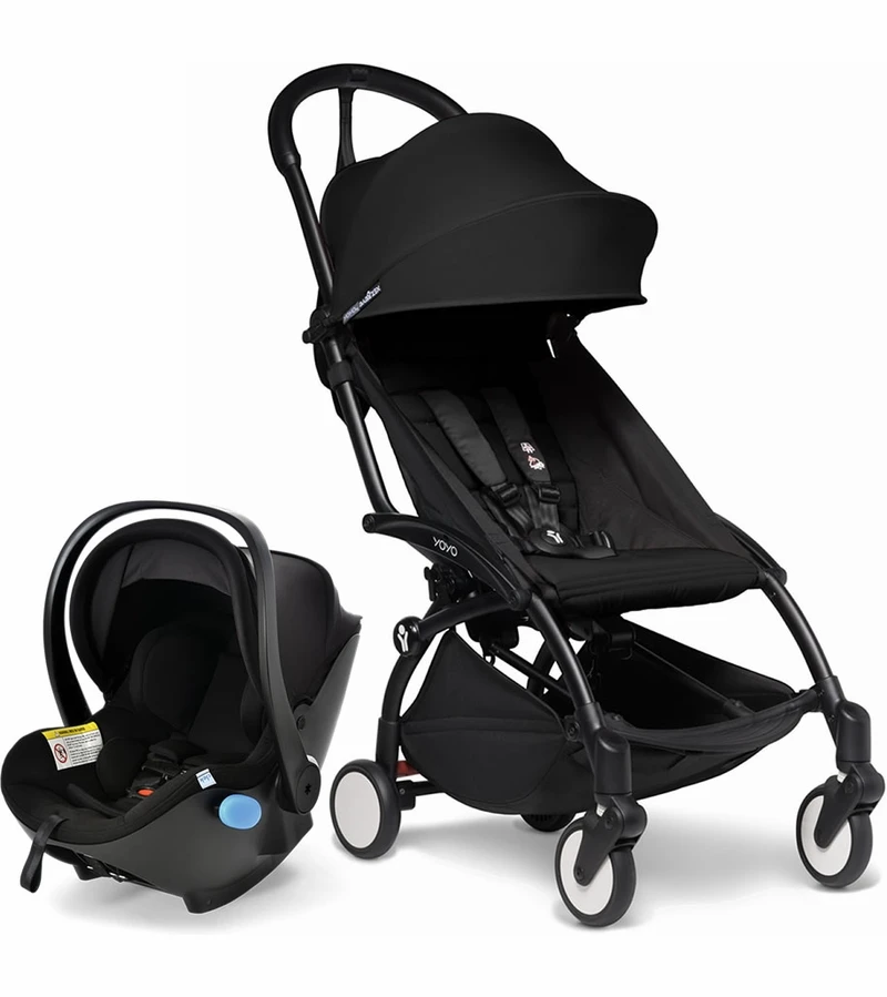 Babyzen YOYO2 6+ & Clek Liingo Travel System - Black / Black 3 Babyzen YOYO2 6+ & Clek Liingo Travel System - Black / Black