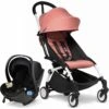 Babyzen YOYO2 6+ & Clek Liingo Travel System - White / Ginger