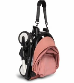 Babyzen YOYO2 6+ & Clek Liingo Travel System - White / Ginger -Stroller Promotion Store babyzen yoyo2 6 clek liingo travel system white ginger 186