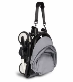 Babyzen YOYO2 Ultra Compact 6+ Stroller (One Box) - White / Stone -Stroller Promotion Store babyzen yoyo2 ultra compact 6 stroller one box white stone 84