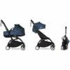 Babyzen YOYO2 Ultra Compact Complete 6+ Stroller With Bassinet - Black/Air France Blue