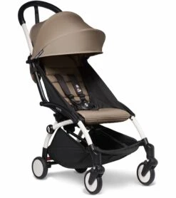 Babyzen YOYO2 Ultra Compact 6+ Stroller - White / Taupe