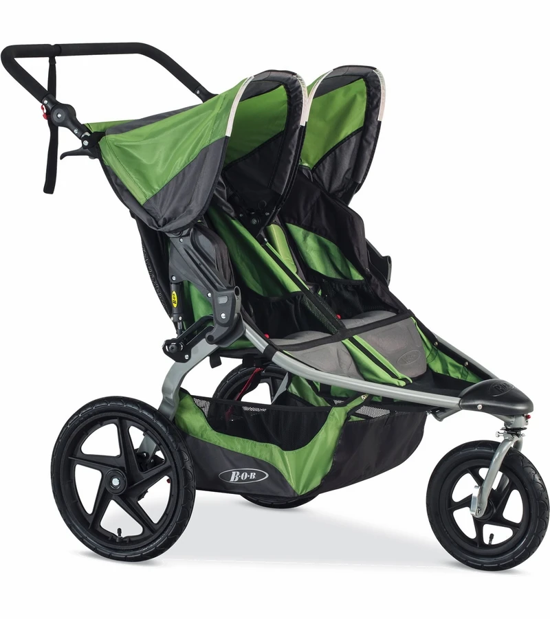 BOB 2017 / 2018 Revolution 2.0 Flex Duallie Double Jogging Stroller - Meadow 3 BOB 2017 / 2018 Revolution 2.0 Flex Duallie Double Jogging Stroller - Meadow