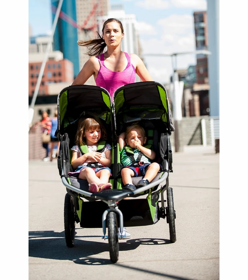 BOB 2017 / 2018 Revolution 2.0 Flex Duallie Double Jogging Stroller - Meadow 8 BOB 2017 / 2018 Revolution 2.0 Flex Duallie Double Jogging Stroller - Meadow - Image 6
