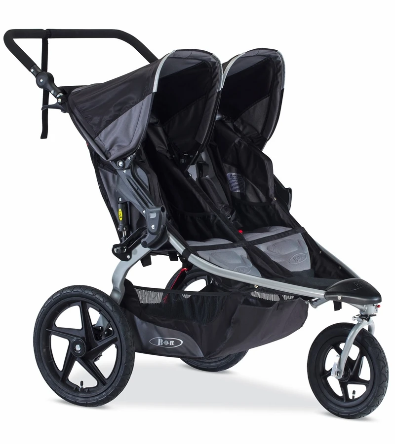 BOB 2017 / 2018 Revolution FLEX 2.0 Duallie Double Jogging Stroller - Black 3 BOB 2017 / 2018 Revolution FLEX 2.0 Duallie Double Jogging Stroller - Black