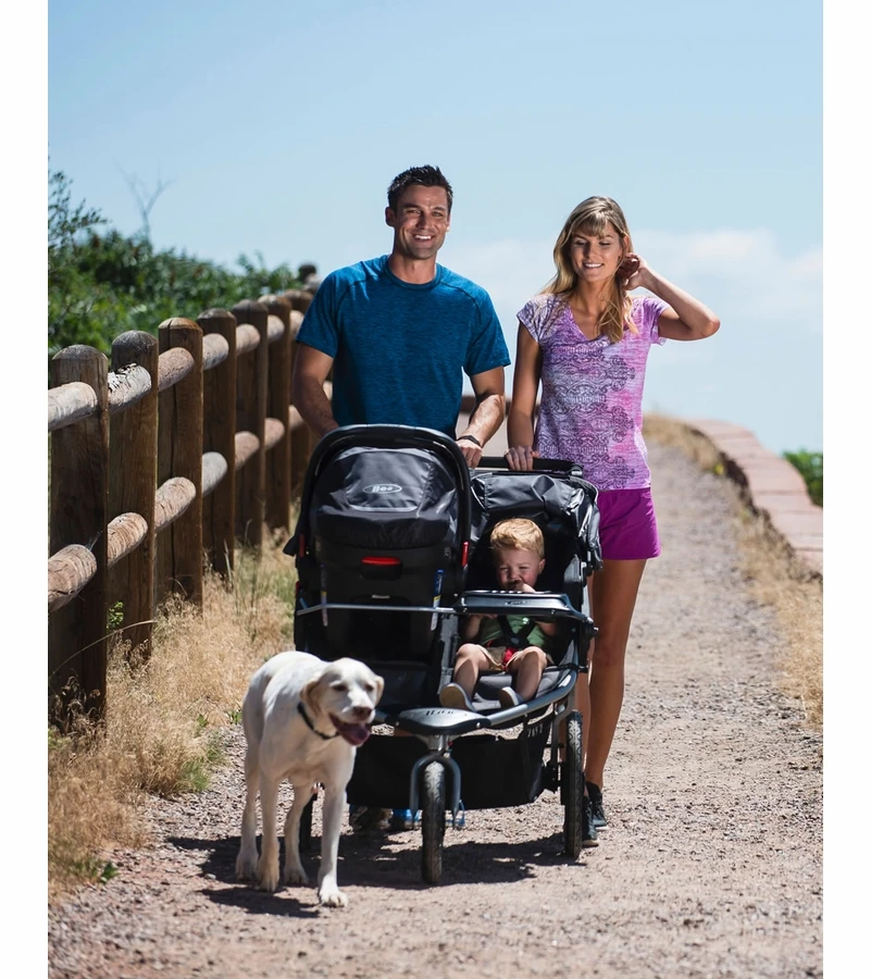 BOB 2017 / 2018 Revolution FLEX 2.0 Duallie Double Jogging Stroller - Black 8 BOB 2017 / 2018 Revolution FLEX 2.0 Duallie Double Jogging Stroller - Black - Image 6