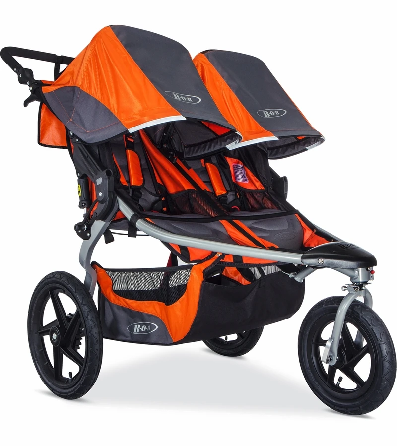 BOB 2017 / 2018 Revolution Flex 2.0 Duallie Double Jogging Stroller - Canyon 4 BOB 2017 / 2018 Revolution Flex 2.0 Duallie Double Jogging Stroller - Canyon - Image 2