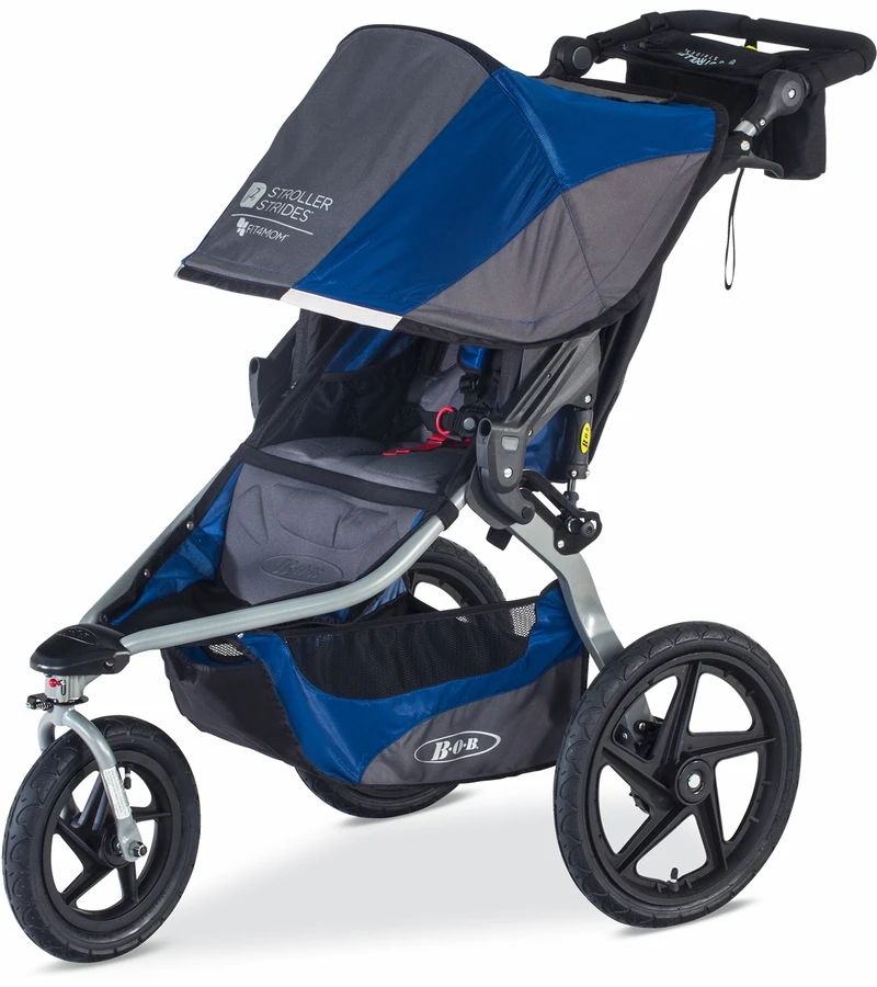 BOB 2019 / 2020 Stroller Strides Fitness Single Jogging Stroller Stroller - Blue 4 BOB 2019 / 2020 Stroller Strides Fitness Single Jogging Stroller Stroller - Blue - Image 2