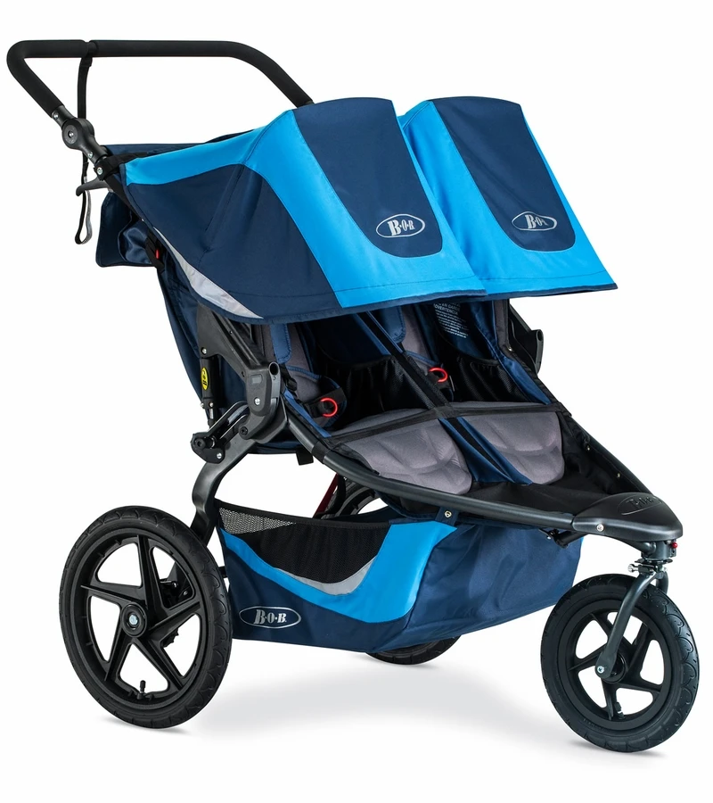 BOB 2019 Revolution Flex 3.0 Duallie Double Jogging Stroller - Glacier Blue 3 BOB 2019 Revolution Flex 3.0 Duallie Double Jogging Stroller - Glacier Blue