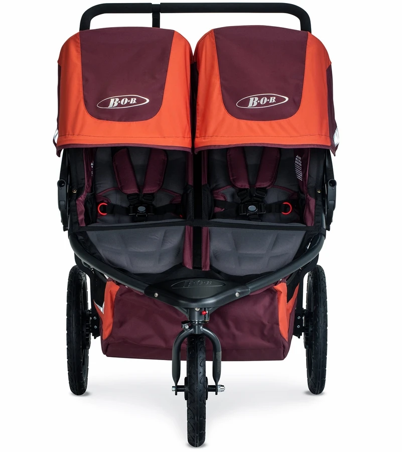 BOB 2019 Revolution Flex 3.0 Duallie Double Jogging Stroller - Sedona Orange 7 BOB 2019 Revolution Flex 3.0 Duallie Double Jogging Stroller - Sedona Orange - Image 5